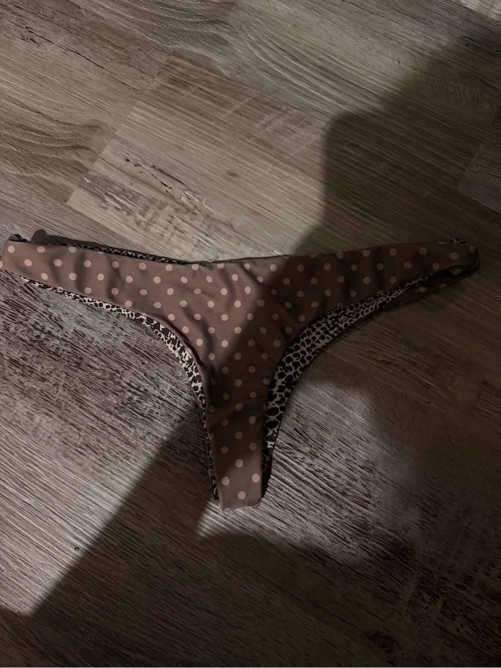 Acacia Women’s Brown Polka Dot Bikini Bottom